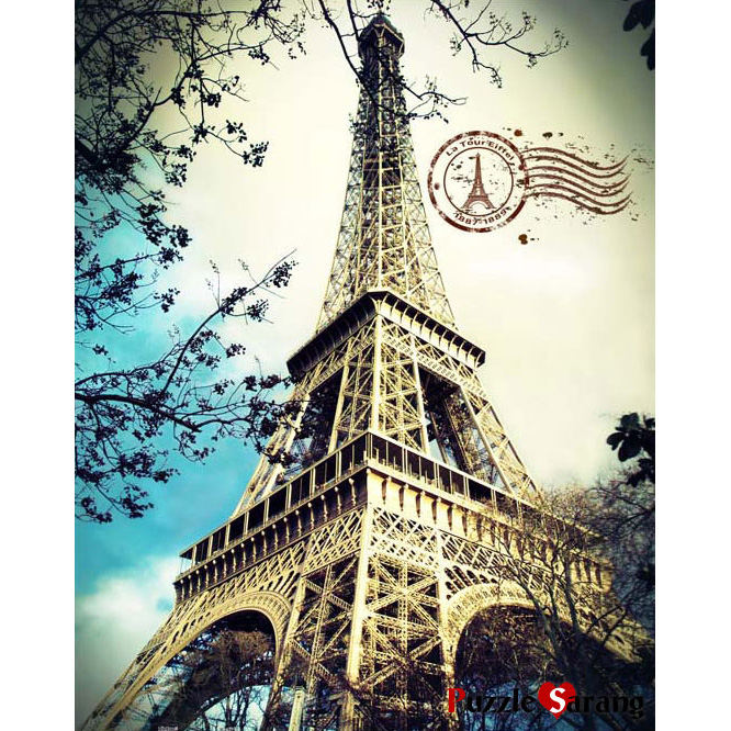 에펠탑의 추억 [초미니] [플라스틱] + 이젤